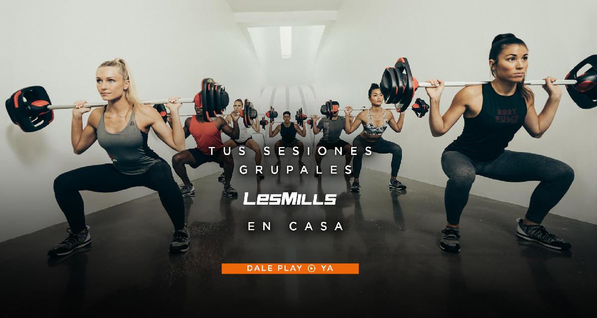 Entrenamientos grupales Lesmills en casa